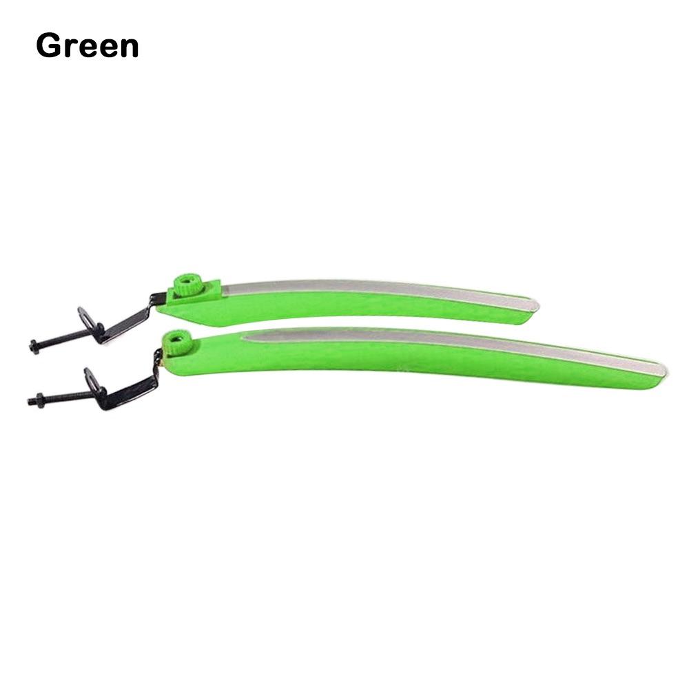 

Универсальное пластиковое крыло для горного велосипеда, разноцветное, с легким и быстрым снятием, переднее и заднее крылья, крылья для шоссейного велосипеда, запчасти для велосипеда зелёный