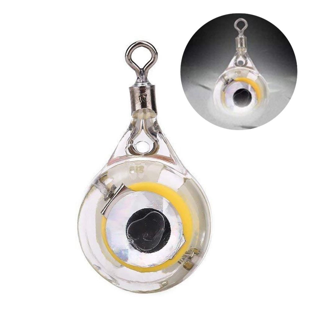 10-100 ШТ. Мини-приманка для рыбалки Светящийся Глаз Форма Светящаяся приманка для рыбалки Светодиодная Глубоководная приманка для рыбалки Приманка для ловли кальмара Светящаяся приманка 10PCS