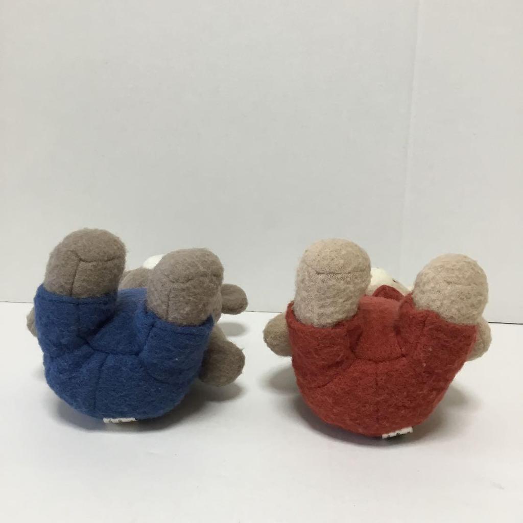 [USED] Mother Goose Forest Bear Teddy Bear Pair Plush Toy