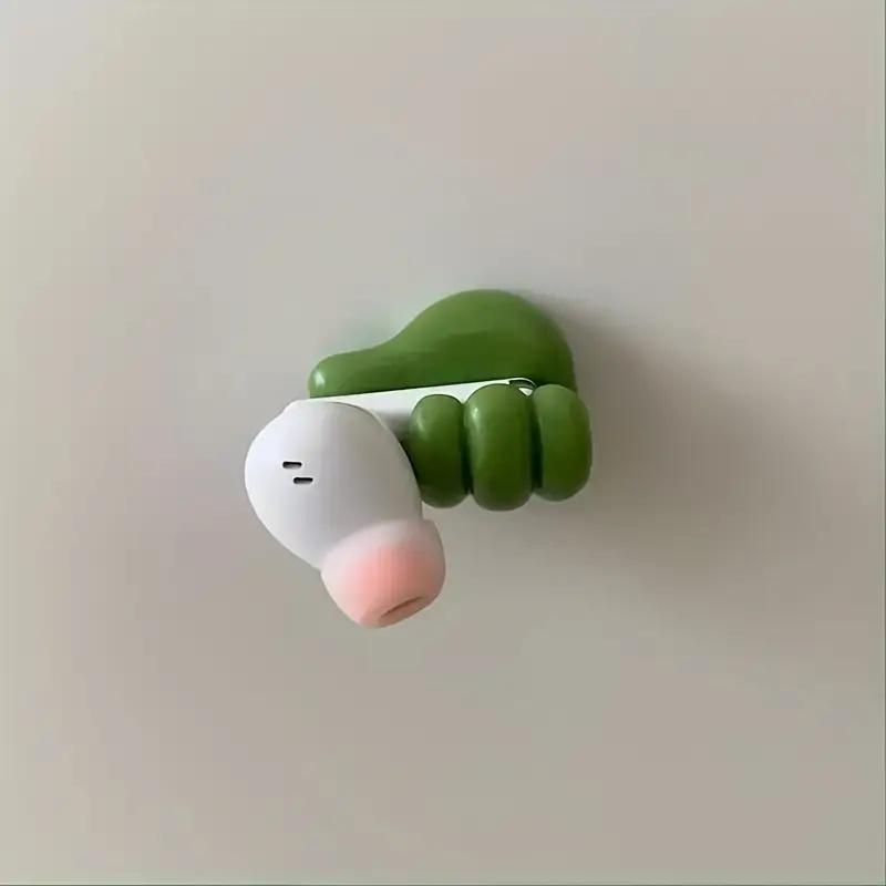 10Pcs Thumb-Shaped Cable Organizer Storage Clips No-Drill Adhesive Hooks Plastic Perfect For Charging Cables Cord Holder