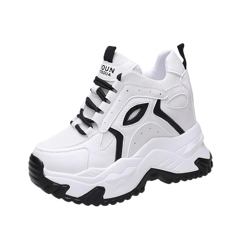 Fashion Top Quality Platform Shoes Women's Chunky Platform Sneakers Lovely Casual Sneakers Luxury Fashion Brand Increase Dad Shoe News