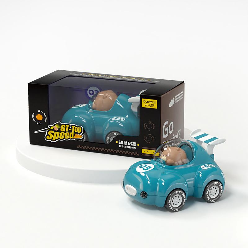 

Детская инерционная машина с фарами, гоночный автомобиль для медведя, загорится, модель игрушечной машинки для мальчиков и девочек 13.49 синий