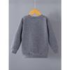 European sizes Kids' Stylish Round-Neck Pullover, Long-Sleeve Top, Featuring a Astronaut Print, Suitable for Casual Wear And Outdoor Activities