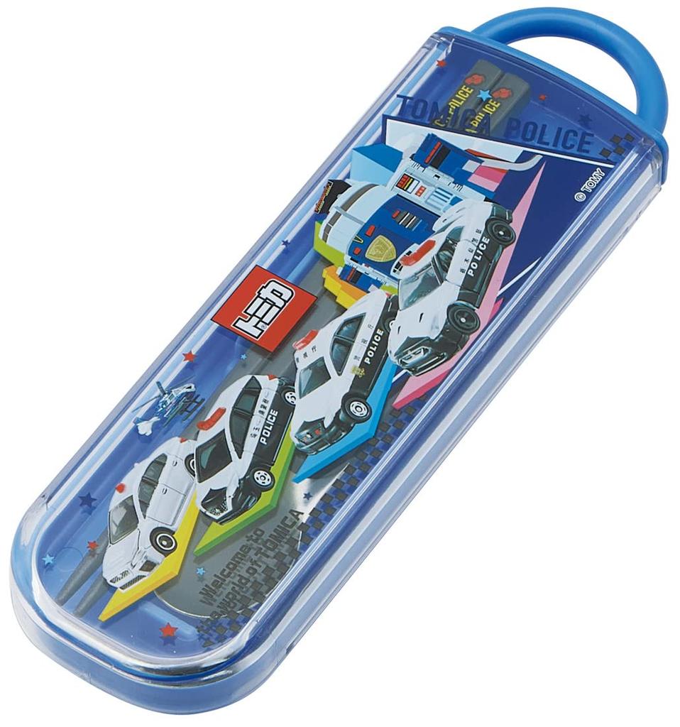 Skater Chopsticks and Spoon Tomica Made In Set, Antibacterial, 22, Japan, CCA1AG-A