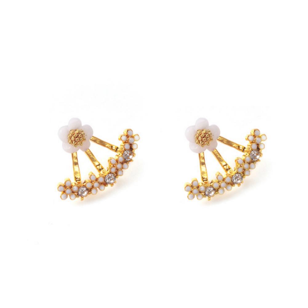 Women Fashion Jewelry Cute Daisies Ear Stud Earrings