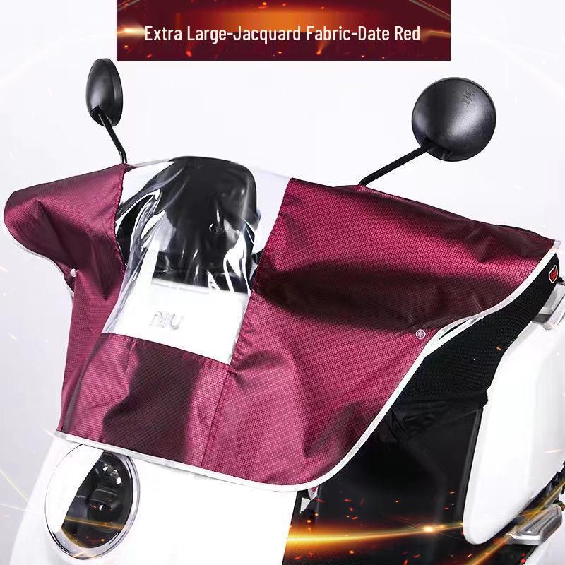 Niu Electric Bicycle Handlebar & Console Rain Cover - Waterproof Dashboard Poncho for Rainy Days