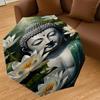 1PC Buddha LotusAutomatic Open/Close Umbrella with Windproof, 8-Rib Sturdy Canopy, Durable Ribs, Fashionable Design, Outdoor Accessory, Fun Prin, Holi