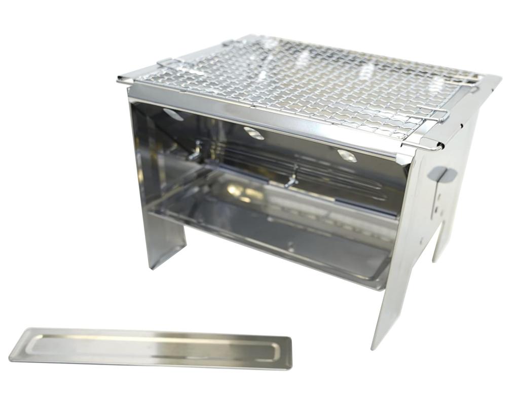 Onoue Manufacturing Folding BBQ Stove II Campfire (ONOE) F-2527-II [Washable, Stove, Grill, BBQ, Shichirin]
