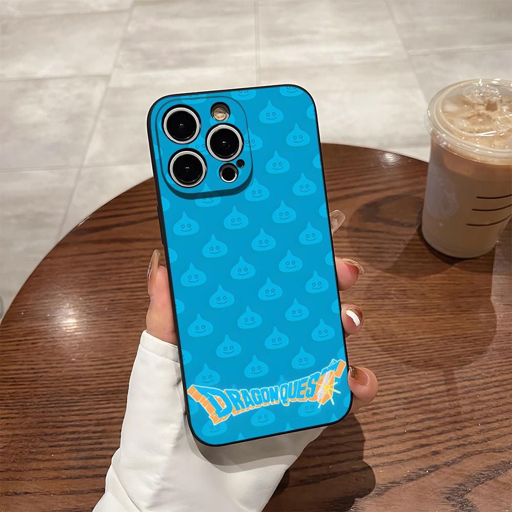 D-Dragon Quest Slime Phone Case For 17 Pro Max Iphone 14 Pro Max 12 16 15 13 Pro 11 Xr X Xs 8 7 Plus Back Cover