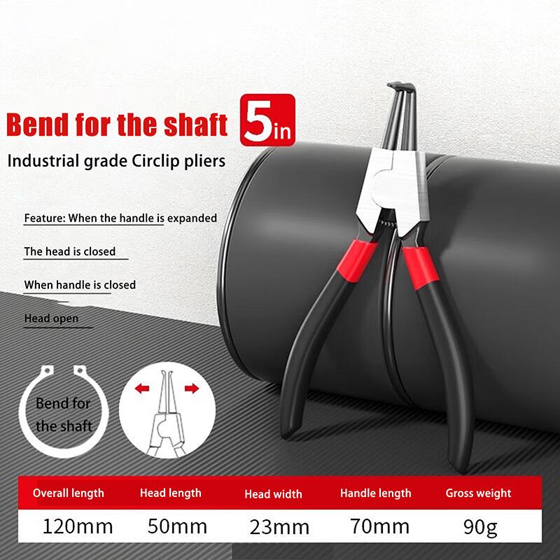 Circlip Pliers Needle Nose Pliers Retaining Ring Pliers For Removing Installing Puller Locking Rings Shafts