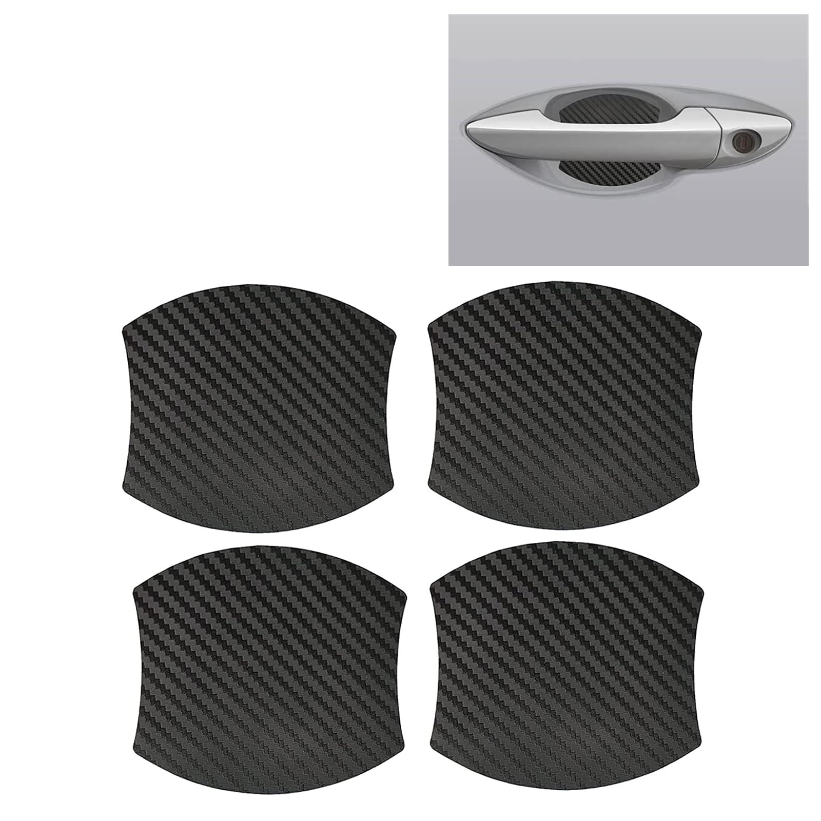 

Черная защитная накладка на дверную ручку для Honda N-BOX N-BOX custom/Vezel/Step Wagon/Fit/N-ONE/N-VAN/Shuttle/Odyssey/Accord/CRV/N-WGN/Civic/Jade/ZR-V