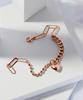 Helene Jewelry 14K 18K Mist Triple Combination Ball Chain Heart Gold Bracelet