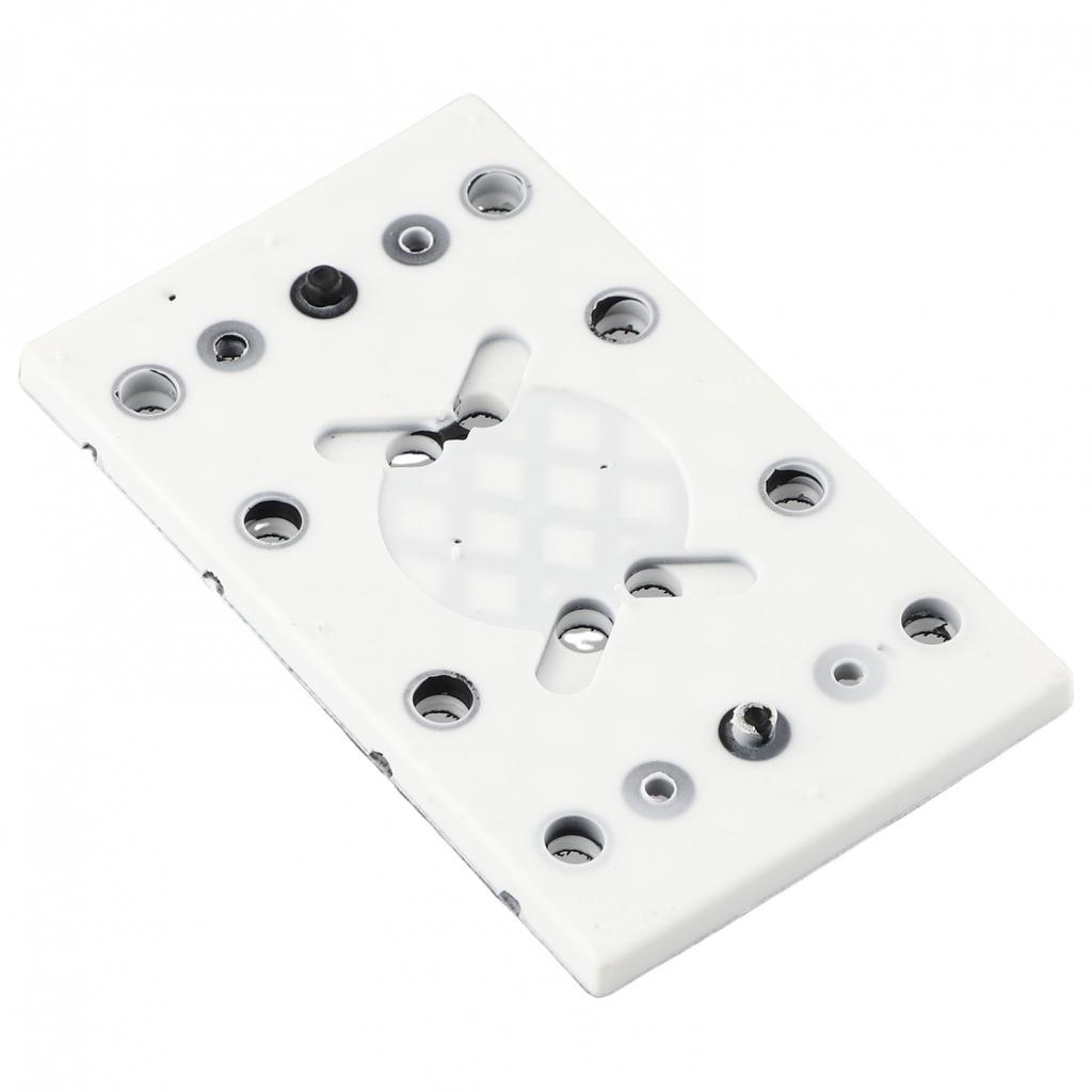 Sanding Pad Polishing Disc 12 Holes Aluminum Plate + PU Foam