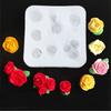 3D Rose Silicone Candle Molds for Epoxy Resin Candle Soap Fondant Chocolate Candy Baking Cement Clay Silicone Molds