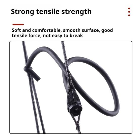 Streng Kikkhull Gummi Slange Compoundbue Streng Kikkhull Bueskyting Peep Sights Slange for Jakt Skyting Mål Tilbehør