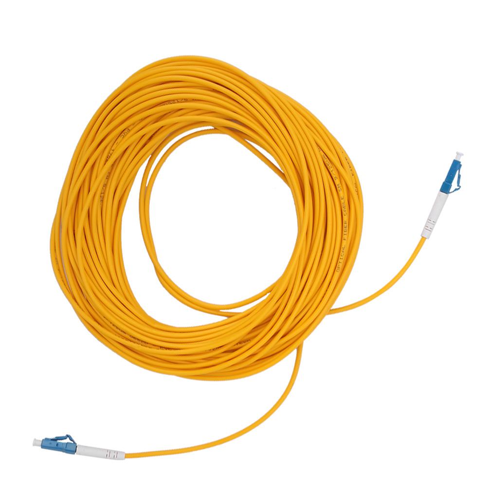 20m LC/UPC To LC/UPC Single Mode 3mm Fiber Optic Patch Cable Cord