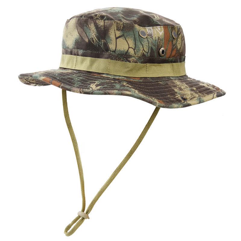 Men's Tactical Sun Protection Hat: Large Brim Outdoor Mountaineering, Fisherman & Cowboy Style, Foldable Bennie Hat.