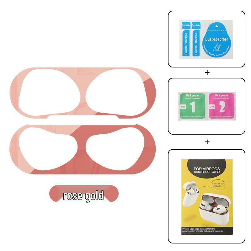 Apple AirPods Pro Dustproof & Waterproof Soft Shell Metal Sticker