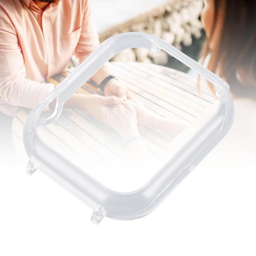 Watch Bumper Case Fit for 20mm Strap Scratchproof Shockproof PC Slim Smartwatch Ive Cover Frame