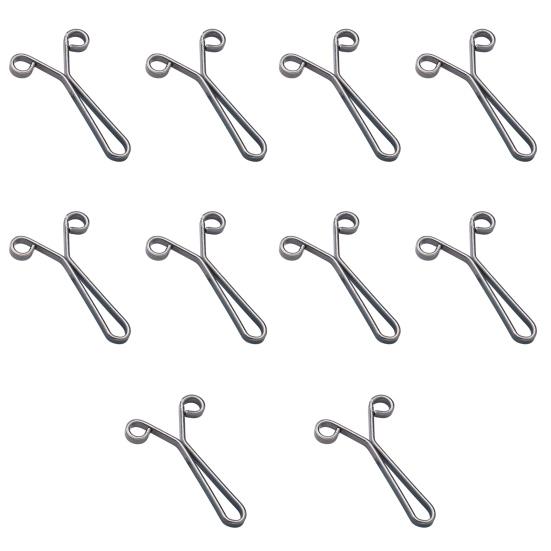 Metall-Hüftclip 5/10 Stück Straffer für Hosen, Wiederverwendbarer Cincher Legierung Lose Jeans, Keine Näharbeiten Hosenbein-Verkürzerklemme Schlankheits-Schnalle