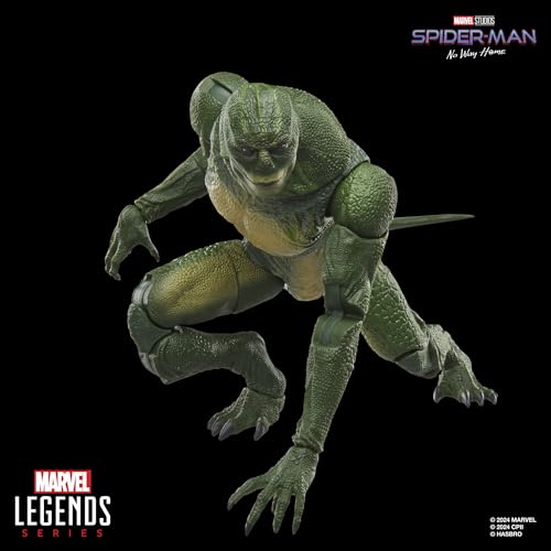 Hasbro Marvel Legends Series Lizard, Spider-Man: No Way Home Deluxe Collectible 7.5-inch Action Figure G0593, Authentic