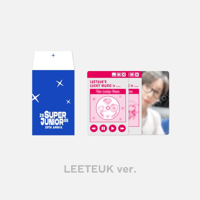 Pre-order SUPER JUNIOR 20th Anniversary Lucky Card Set