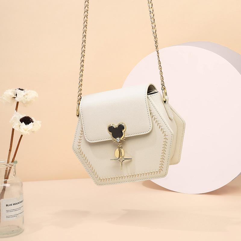 Bags New women's bags Crossbody bags High-end spring and summer chain bags Fashion light luxury leather bags