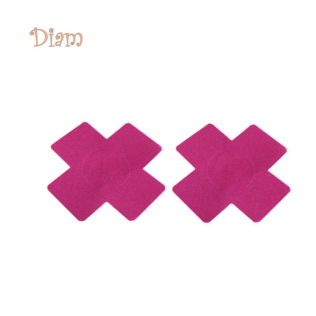 lollipops Sexy Self-Adhesive Breast Nipple Cover Bra Pasties Pad Cross Shape Stickers