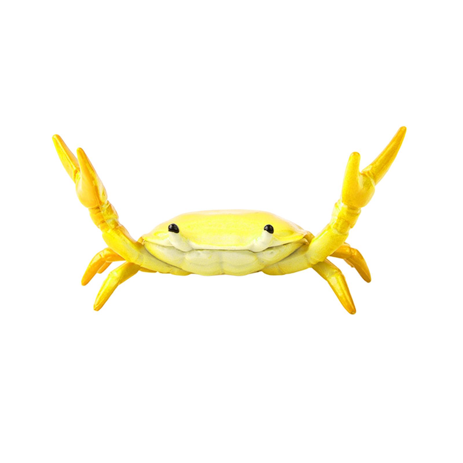 

Crab Pen Holder Storage Stand Creative Desk Ornament One Size жовтий