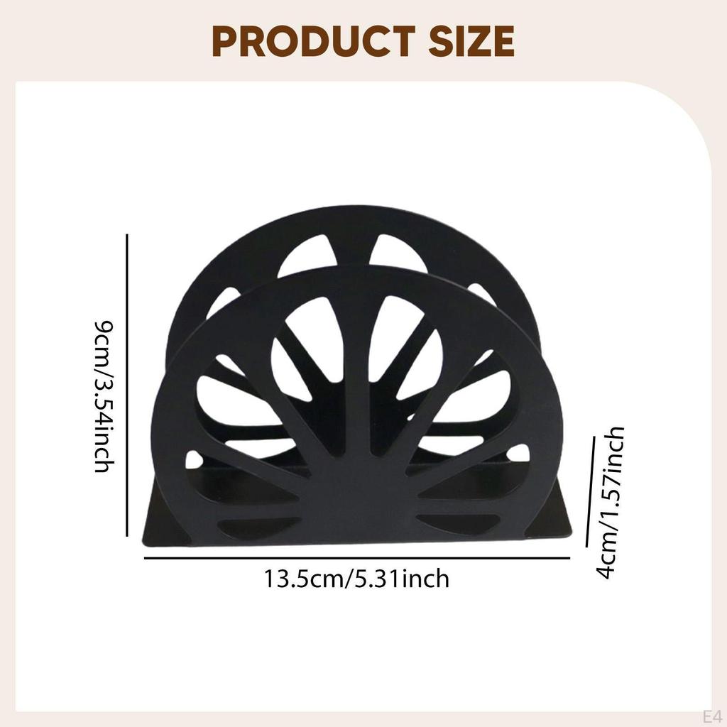 Fashion Napkin Holder Centerpiece Paper Tissue Dispenser Organizer for Dinning Accessories