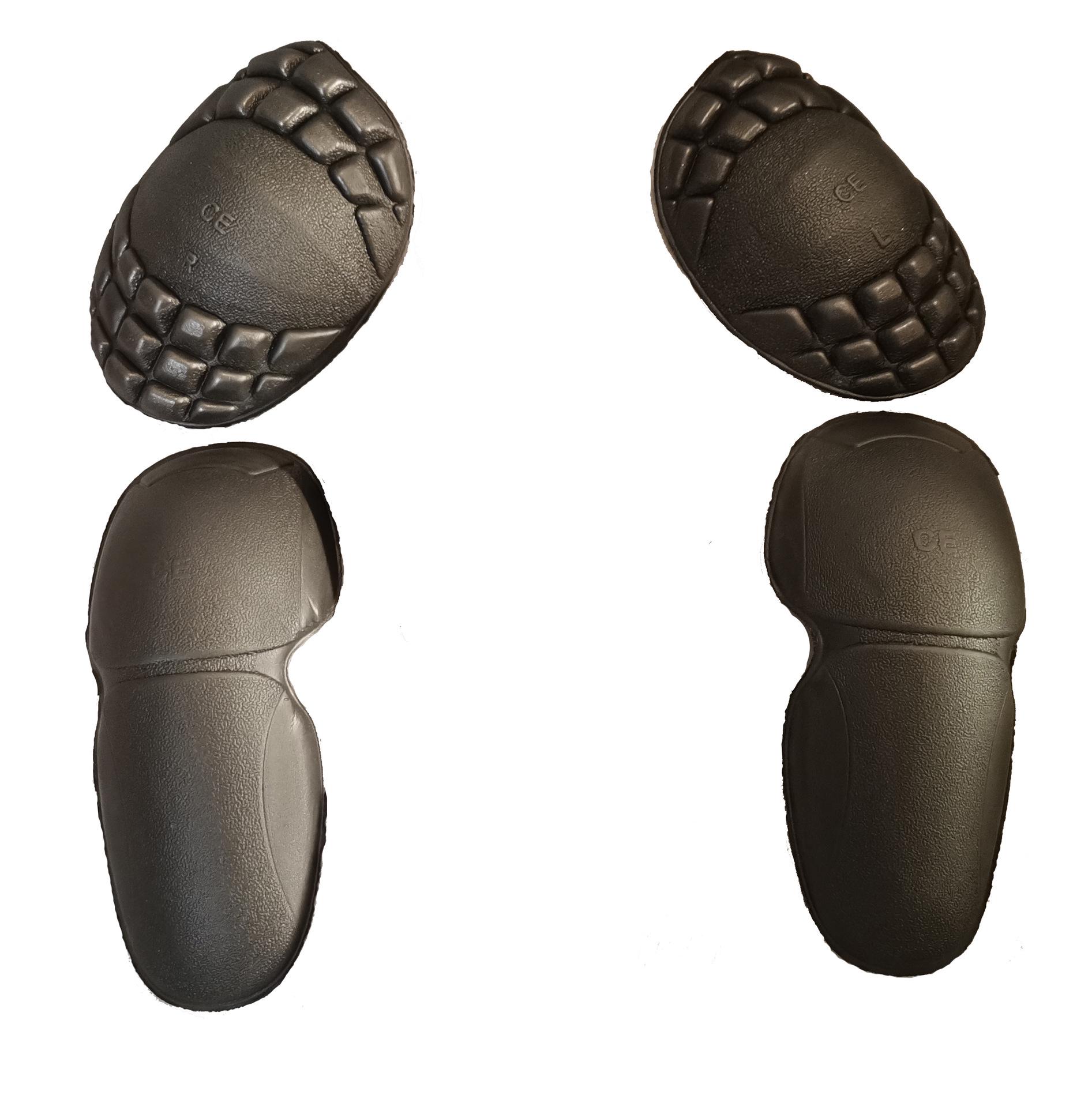 Oferta speciala: Costum de curse pentru motocicletă din 5 piese cu protecții moi din EVA pentru umeri, coate/genunchi și spate black