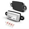 Quick Install Universal Pass Card Holder for Windshield of Multiple Vehicles with Antislip and Clear Design