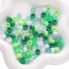 9x6mm Mixed Style Acrylic Barrel Beads for DIY Bracelet & Necklace Making