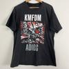 KMFDM Band Adios Tour Gift For Fan Unisex Cotton T-Shirt Tops Tee Full Size