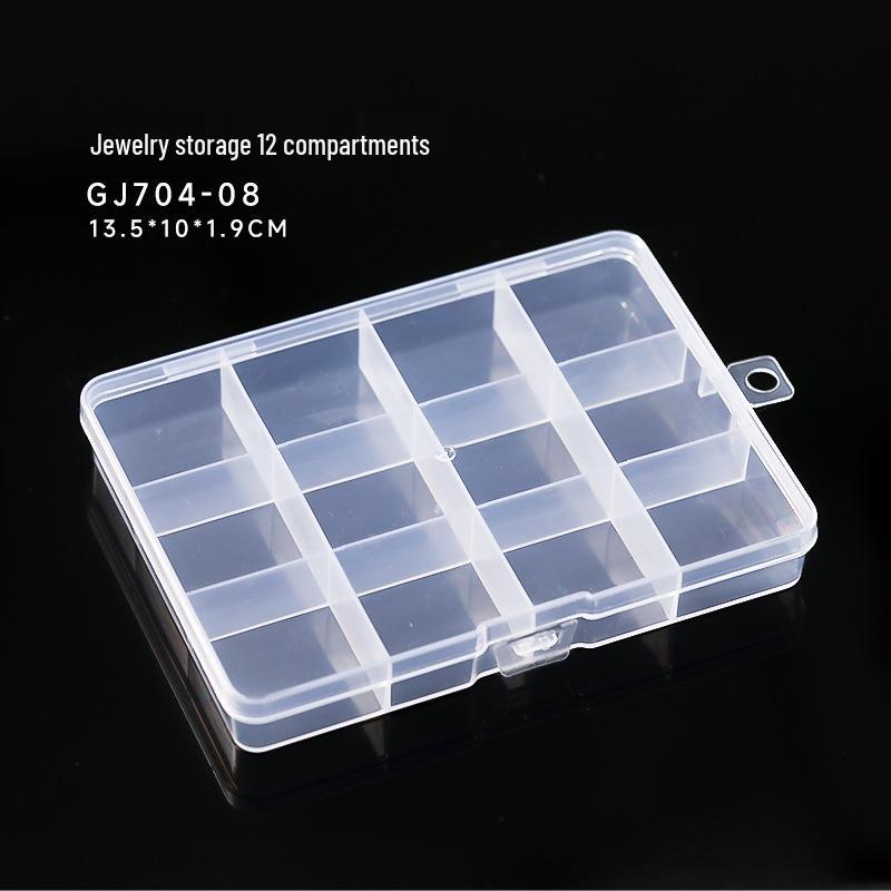 Aufbewahrungsbox für Nagelkunst & Schmuck mit 28, 24 & 10 Fächern - Perfekt für künstliche Nägel zum Aufdrücken und Werkzeuge