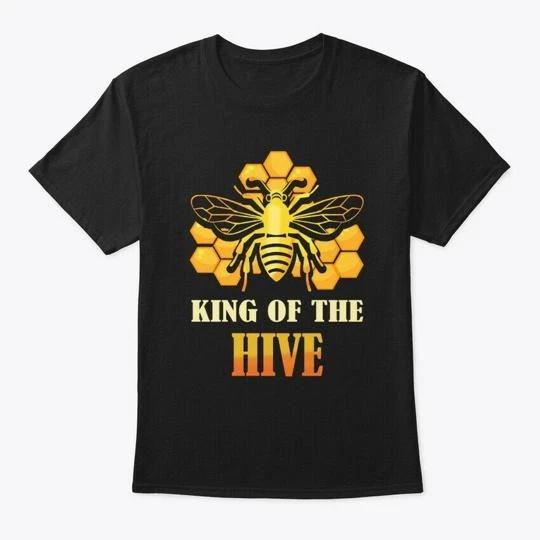 King Of The Hive Beekeeper T shirt Made in the USA Size S to 5XL 2XL