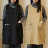 Waterproof Long Vest Apron with Pockets Pinafore Aprons New Painting Apron  Kitchen Use