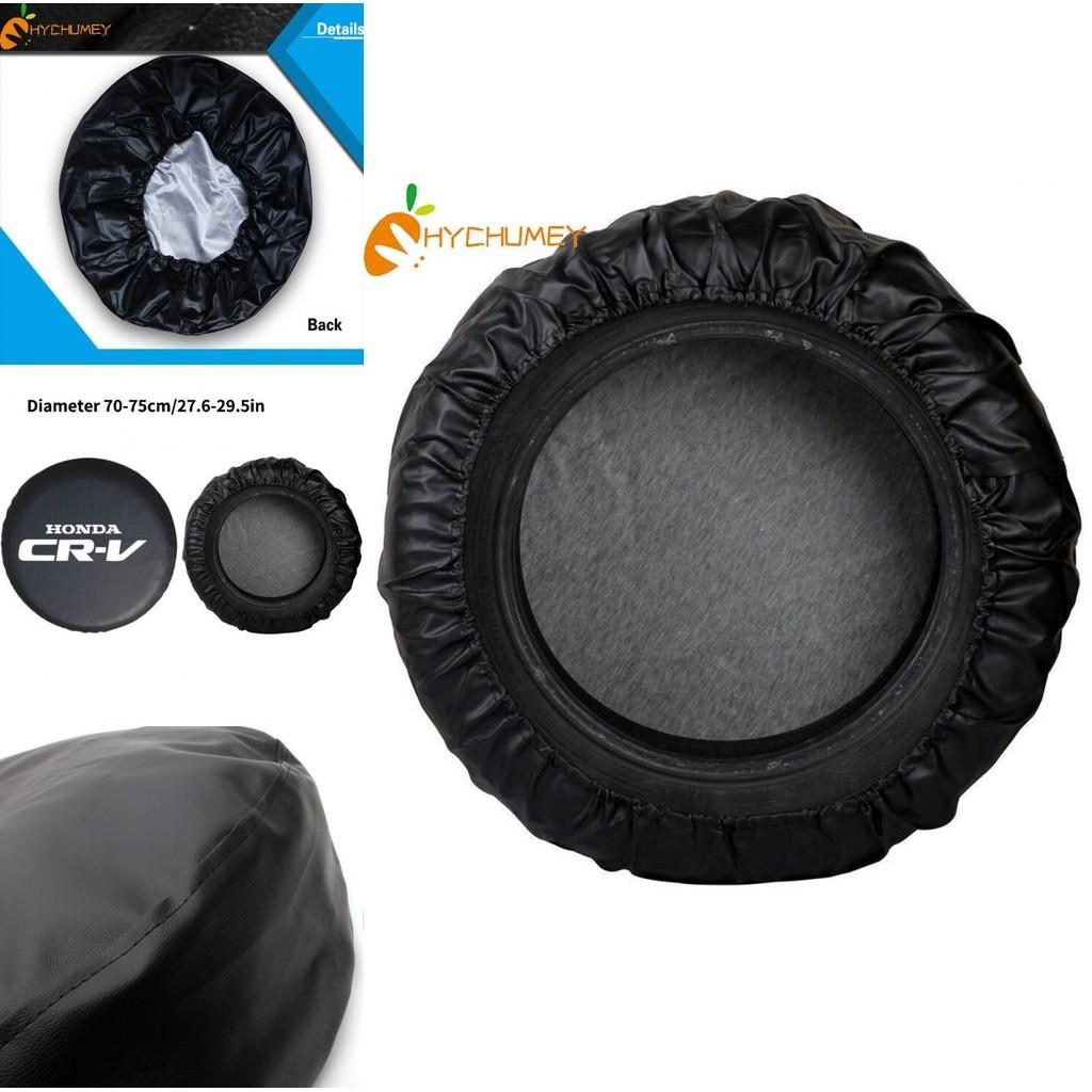Universal Black Pvc Tire Cover For Cars Durable 0.7mm Thickness, Available In 14", 15", 16", 17" Sizes