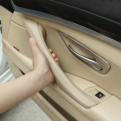 1pcs For BMW 5 Series F10 F11 Beige Black Car Left Right Inside Interior Handle Inner Door Panel Pull Trim