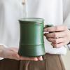 Full Garden Ceramic Tea Infuser Office Mug