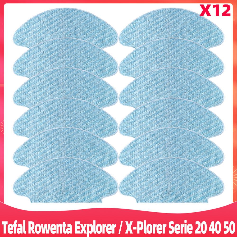 For Rowenta Tefal Explorer X-plorer 20 40 50 Series Isweep X3 Robot Vacuum Cleaner Spare Parts Side Brush Hepa Filter Mop Rag