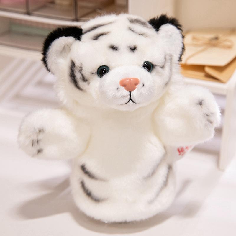 Zoo Series Little Tiger Doll Plush Toy White Tiger Doll Travel Souvenir Children's Birthday Gift