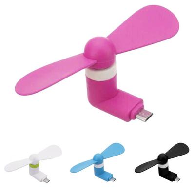 Summer Mini Portable Mute OTG Micro USB Mobile Phone Air Cooling Fan for Android