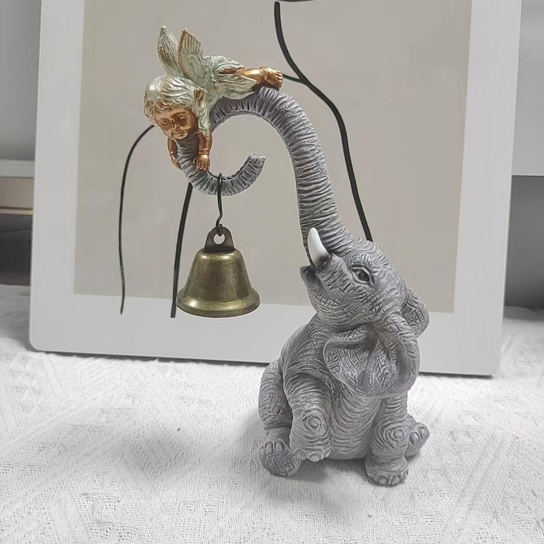 

New Year Elephant Bell: Outdoor Swing & Courtyard Ornament
