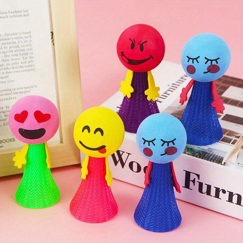 1pc Stretchy EVA Stress Slime Keychain, Colorful Party Favor, Birthday Christmas Reward Gift for Boys Girls Random Color