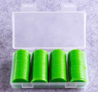 100 Stuks Plastic Poker Chips Casino Bingo Markers Voor Plezier Familie Club Kermis Bingo Spel Benodigdheden 25 Mm 9 Kleuren