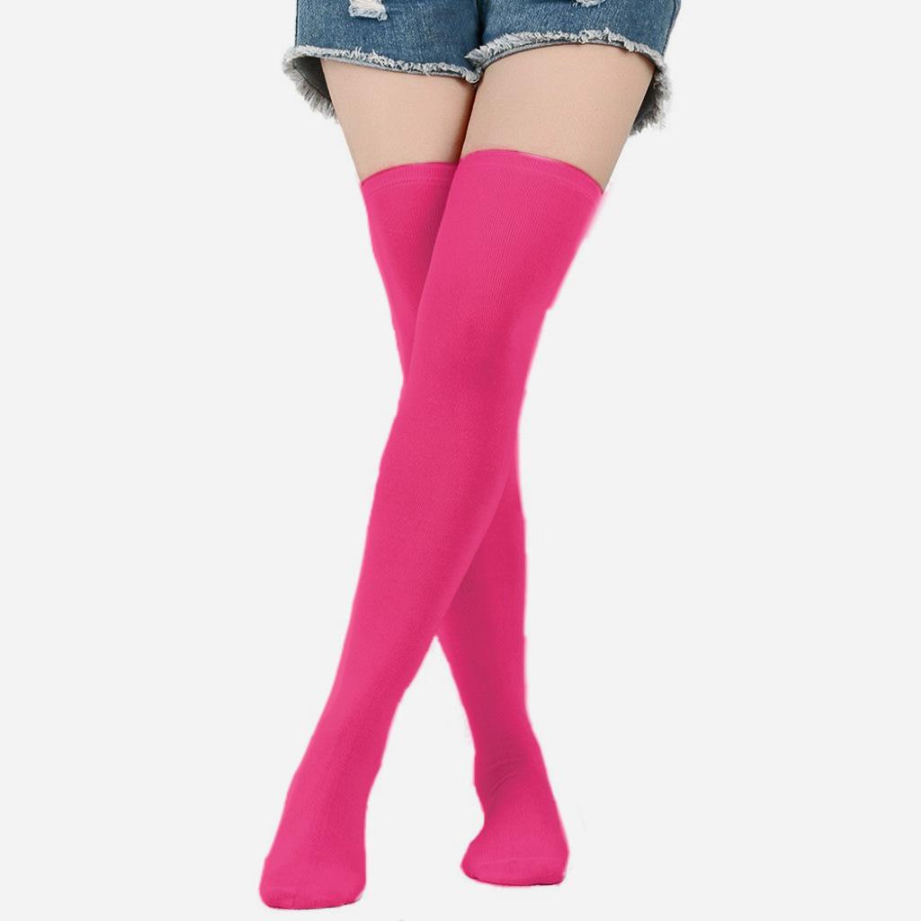 Academy Style Women's Striped Knee-High Cotton Socks - Three Stripes, Perfect for Dance Performance