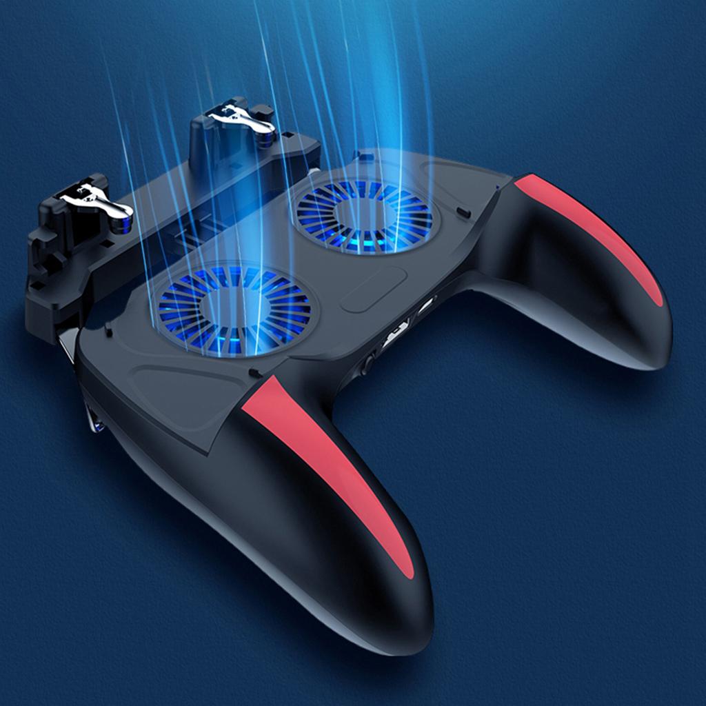 Dual Cooling Fans Mobile Phone Game Controller Gamepad with 2500mAh 5000mAh Battery