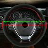 Car Steering Wheel Cover Suede Steering Wheel Covers Universal 38Cm Car Interior Accessories Braiding Cover For Steering Wheel