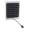 Solar Panel 10W USB Output Transparent Design Double Sided Power Generation Solar Panel for Outdoor Travel